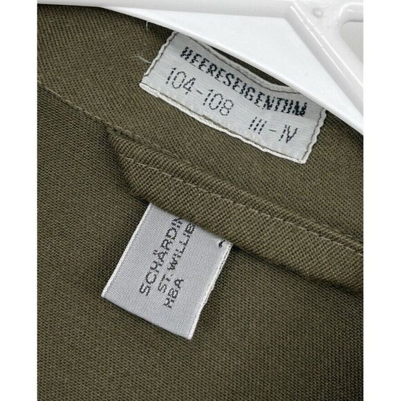 Gmund 1993 Osterreich Bundesheer Military Green Jacket Shirt M/L Schardinger - Picture 4 of 6